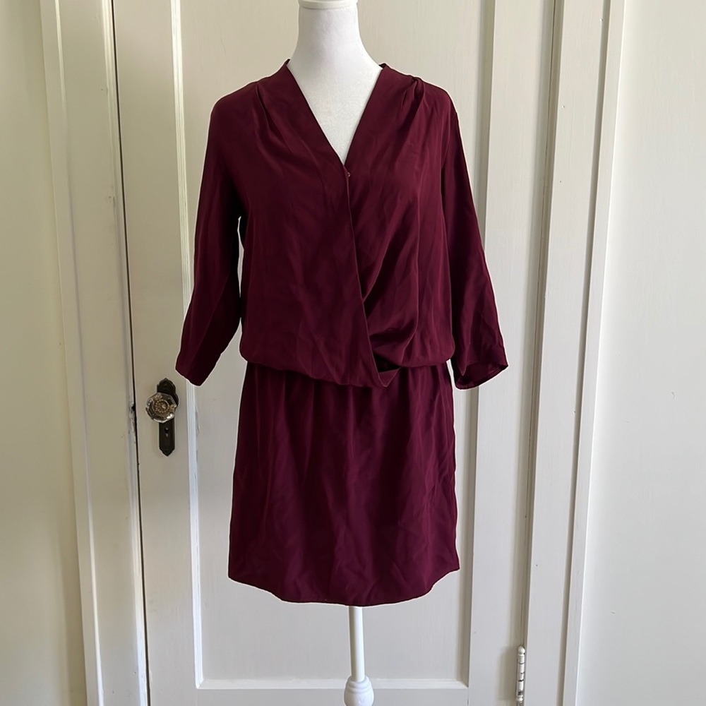 Amanda Uprichard - Wrap Mini Shift Dress - Size Small